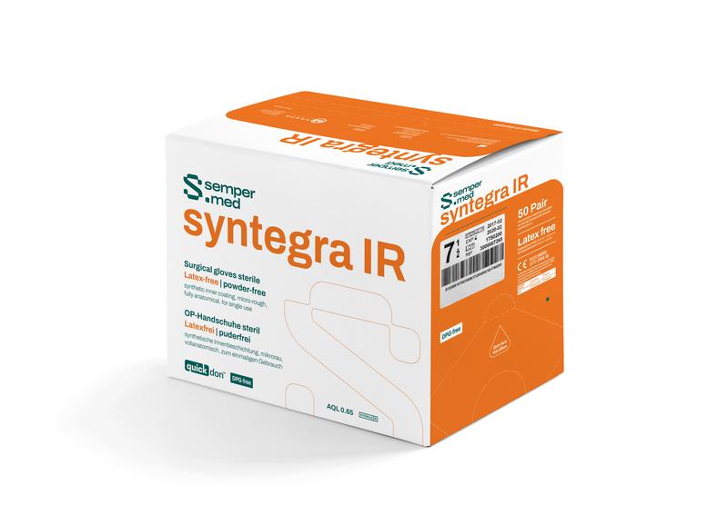 Sempermed Syntegra IR OP-Handschuh polyisopren, pf, ib, Gr. 9, 50 Paar (REF 139627)
