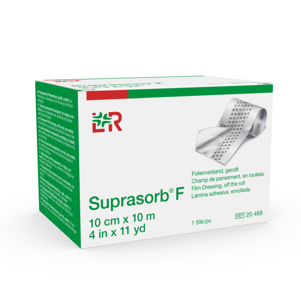 Suprasorb F Folien-Wundverband gerollt, 10cmx10m (REF 20468) / PZN: 02650185