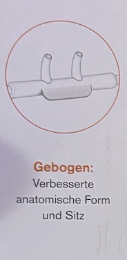 O² Produkte / 02-Nasenbrille für Kinder mit 2,1m Schl., gebogene Ansatzst. / 50 St. p.P. / REF: 1163000