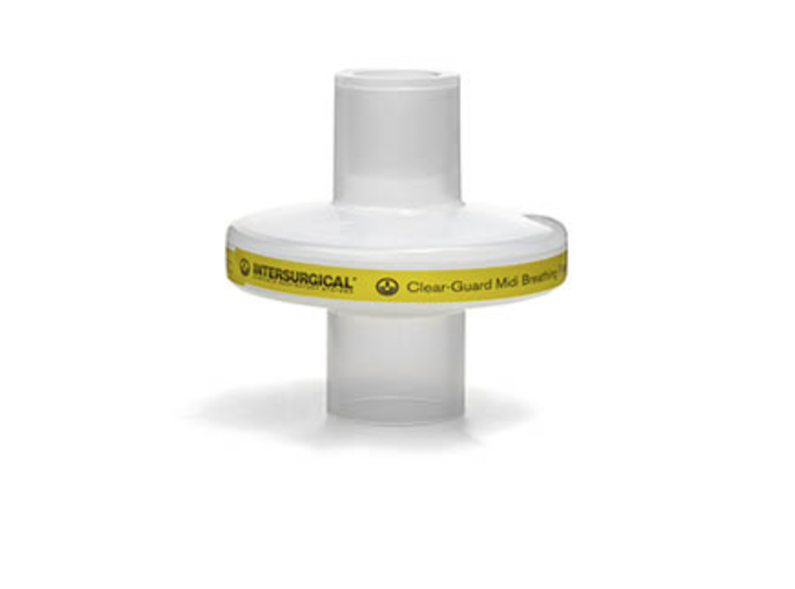 Bakterien/Viren Filter / Clear Guard MIDI Filter / ohne Luer Port / 100 St. p.P. / REF: 1644007