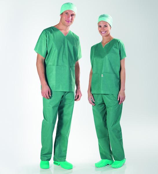 Sentinex Bereichskleidung Kasack Größe S, grün, 100 Stk (REF 39524)