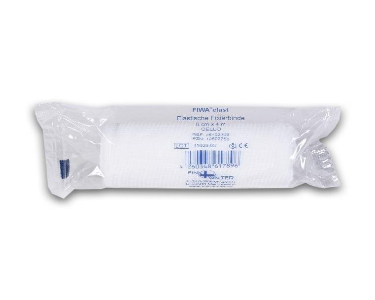 Fink & Walter FIWA®elast – El. Fixierbinde steril 10cm x 4m, doppelt verpackt, Set à 1 Stück / 1 St. (REF 32454)