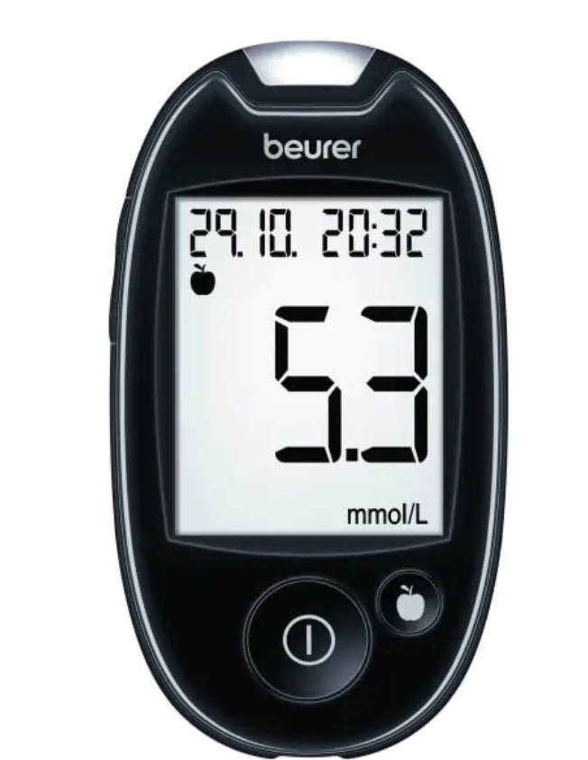 GL 44  mmol/L / Blutzuckermessgerät/ Black / 1 St. p.P. / PZN: 07586919 / REF:  46316