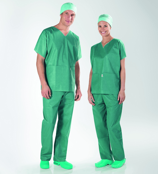 Sentinex Bereichskleidung Kasack Größe S, grün, 100 Stk (REF 39524)