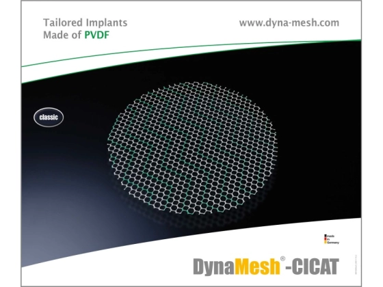Dahlhausen DynaMesh®-CICAT, PVDF, 10 cm Durchmesser, rund, Nabelhernie 1 Stk/Pkg / 1 Pg p.P. / REF: 2611090010