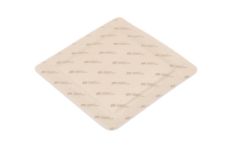 Vliwasorb sensitive border mit Silikon steril, sacrum, 23x23cm, 10 Stück (REF 159569) / PZN: 19223932