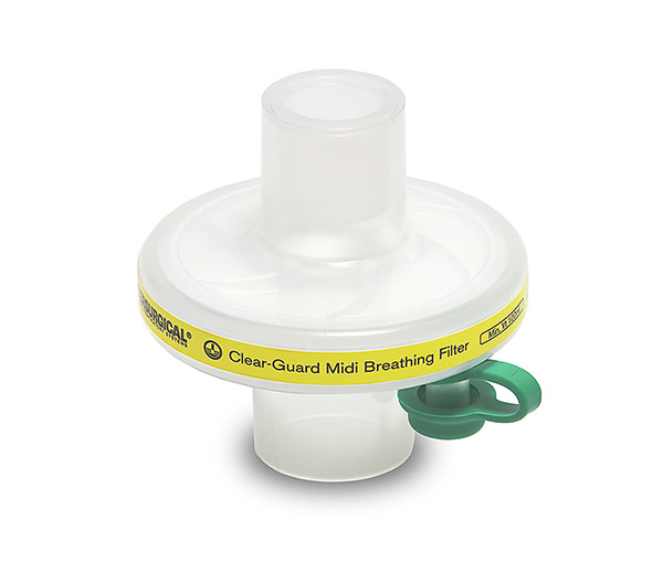Intersurgical Clear Guard MIDI Filter,CO2-Port, 100 St. pro Pack
