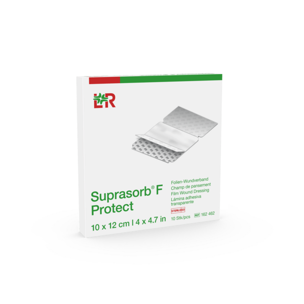 Suprasorb F Protect Folien-Wundverband steril, 10x12cm, 10 Stück (REF 162462) / PZN: 19251118