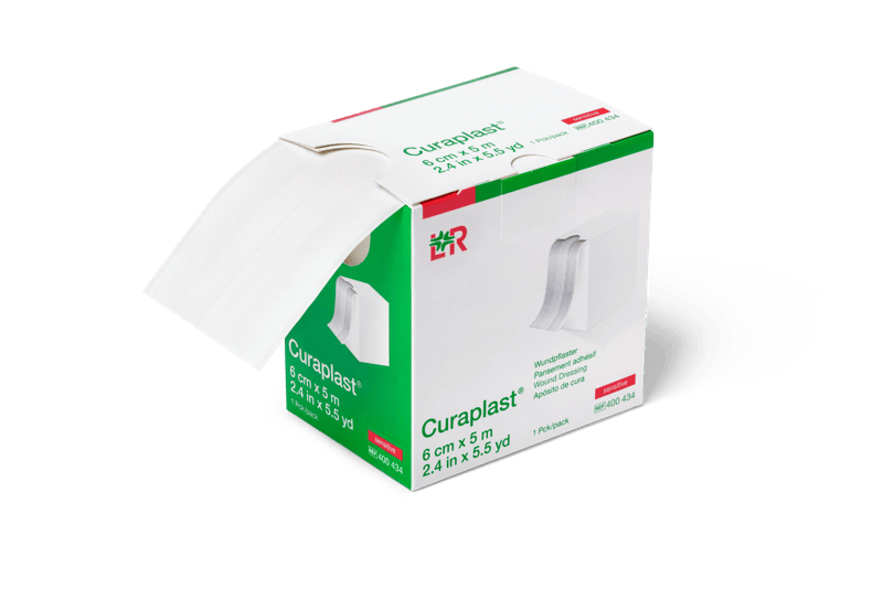 Curaplast sensitive Pflasterstrips 2,3cm, 100 Stück, rund, auf Rolle (REF 400432) / PZN: 07632921