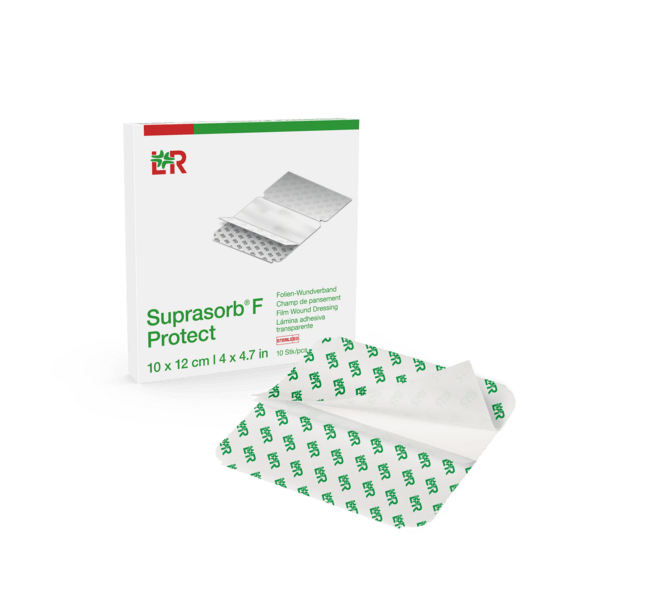 Suprasorb F Protect Folien-Wundverband steril, 10x12cm, 50 Stück (REF 162463) / PZN: 19251124