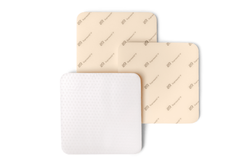 Suprasorb P PU-Schaumverband steril, nicht klebend, 10x10cm, 10 Stk (REF 401182) / PZN: 18001052