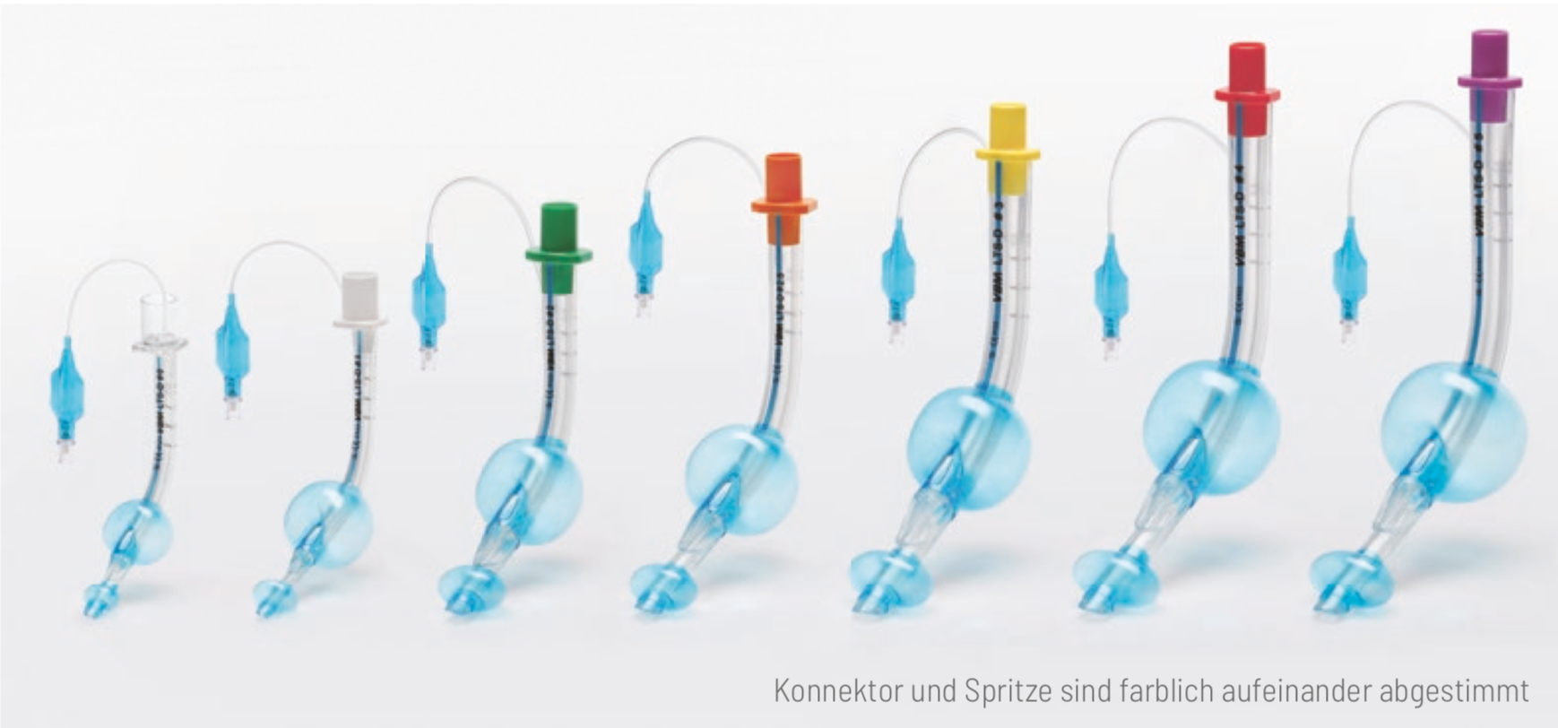 Larynx-Tubus LTS-D verschiedene Größen (Einzel Set: Larynxtubus + farbkodierte Blockerspritze)