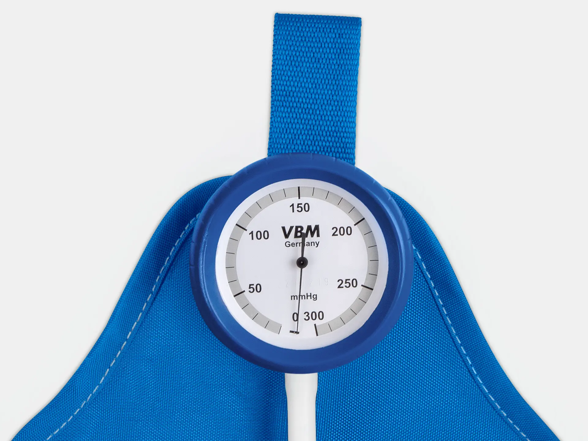 Manometer 300 mmHg / Druckgeprüft, zur Fixation an der Druckinfusionsmanschette, wiederverwendbar / 1 St. p.P./ REF: 20-17-301
