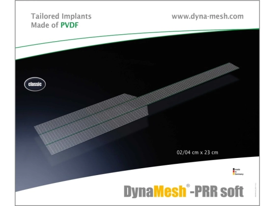 Dahlhausen DynaMesh®-PRR soft, PVDF, 2/4x23 cm 1 Stk/Pkg / 1 Pg p.P. / REF: 2621360423 / PZN: 19390009