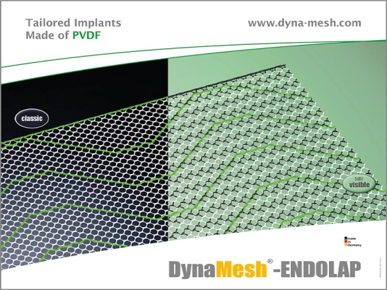 Dahlhausen DynaMesh®-ENDOLAP visible, PVDF, 10x15 cm 1 Stk/Pkg / 1 Pg p.P. / REF: 2611141015 / PZN: 19389472