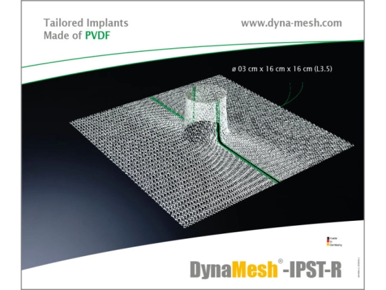 Dahlhausen DynaMesh®-IPST-R 16x16 cm, z. Rep., geschl., Dom 3,5 cm Dm. 3 cm 1 Stk/Pkg / 1 Pg p.P. / REF: 2610780316 / PZN: 19389383