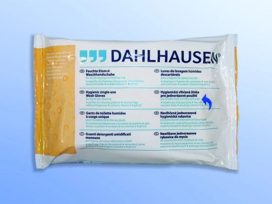 Dahlhausen Einmal-Waschhandschuh 8 Stk/Pkg / 1 Pg p.P. / REF: 7599000003 / PZN: 00333500