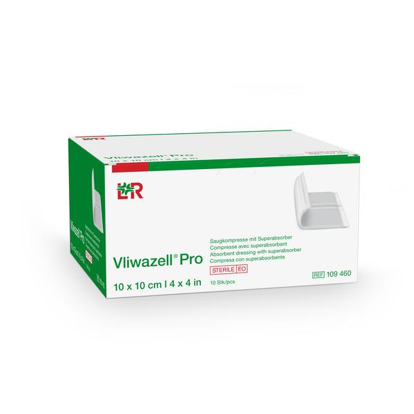 Vliwazell Pro 10x10cm, 10 Stück, steril (REF 109460) / PZN: 14005142