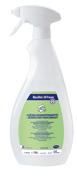 Bacillol® 30 Foam 750ml Flasche ink. Schaumsprühkopf