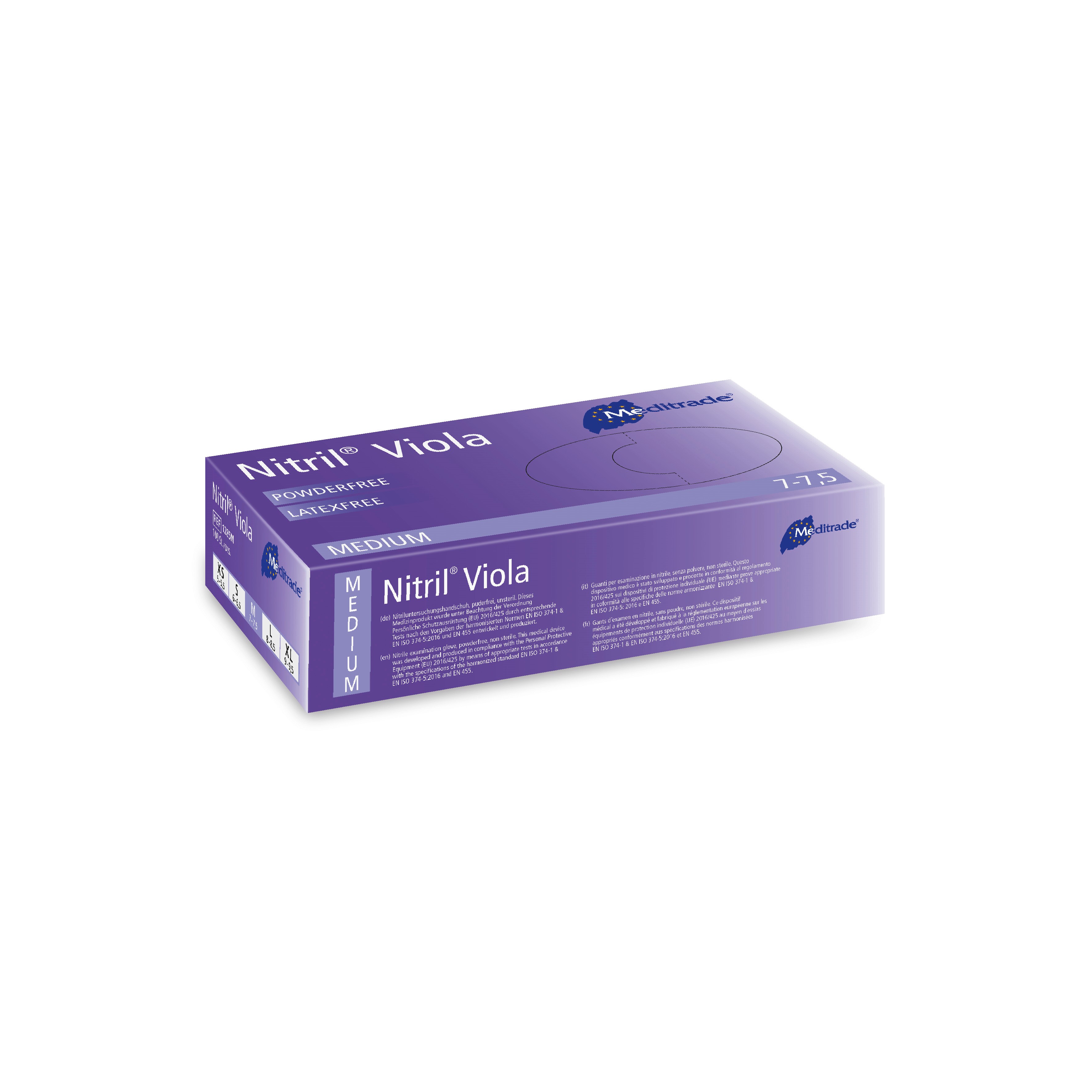 Meditrade Nitril® Viola - Größe S / M / L