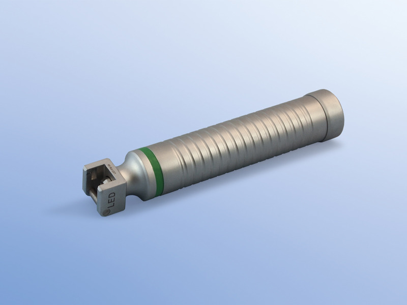 Laryngoskop-Griff mit Batterie, LED