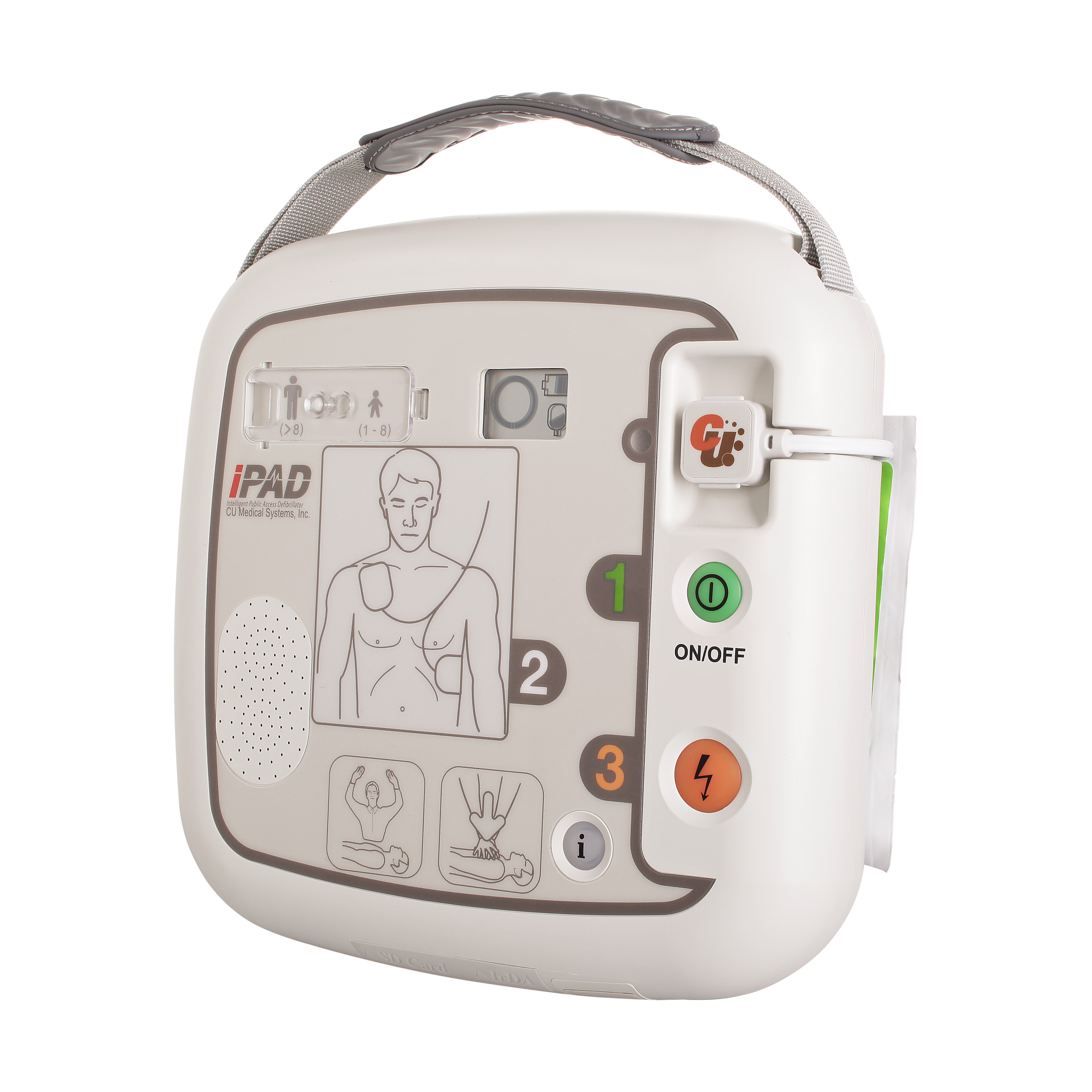 i-PAD CU-SP1 Semi - Halbautomatischer Defibrillator inkl. Zubehör / 1 Gerät  / REF: R-SP-ST