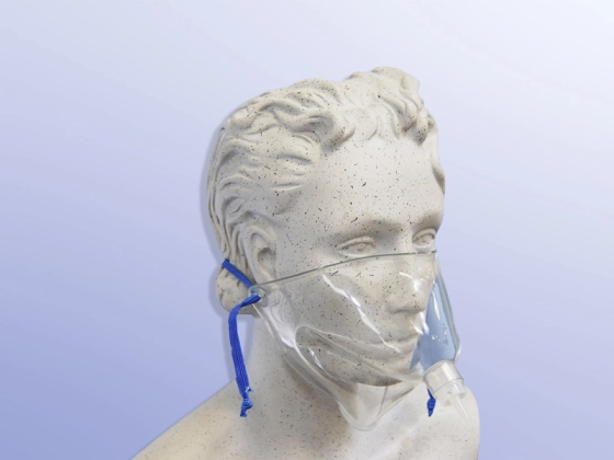 Dahlhausen Ganzgesichtssauerstoffmaske mit 22 mm Konnektor und Gummiband / 1 St. p.P. / REF: 100001117 / PZN: 09013470