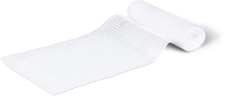 4PRAX®in-elast / Mullbinden 10cm x 4m nackt, 100% Baumwolle, starr, 20-fädig, VM 20 DIN 14079 BW, Pckg. à 20 Stück / REF: 1739017FP / PZN: 20229957