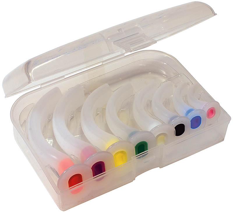 Einmal-Guedel-Tuben-Set, 1 x Gr.  000, 00, 0, 1, 2, 3, 4 und 5, unsteril