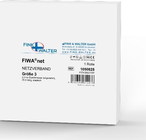 Fink & Walter FIWA®net – Netzverband Gr.1: 1,4cm Durchmesser (ungedehnt), 25m lang / 1 St. (REF 1050822) / PZN: 08822411