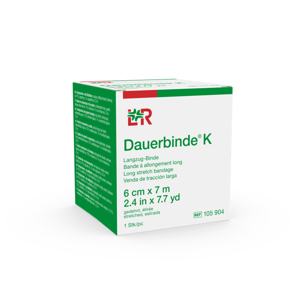 Dauerbinde K Langzugbinde 6cmx7m, einzeln verpackt (REF 105904) / PZN: 12588872